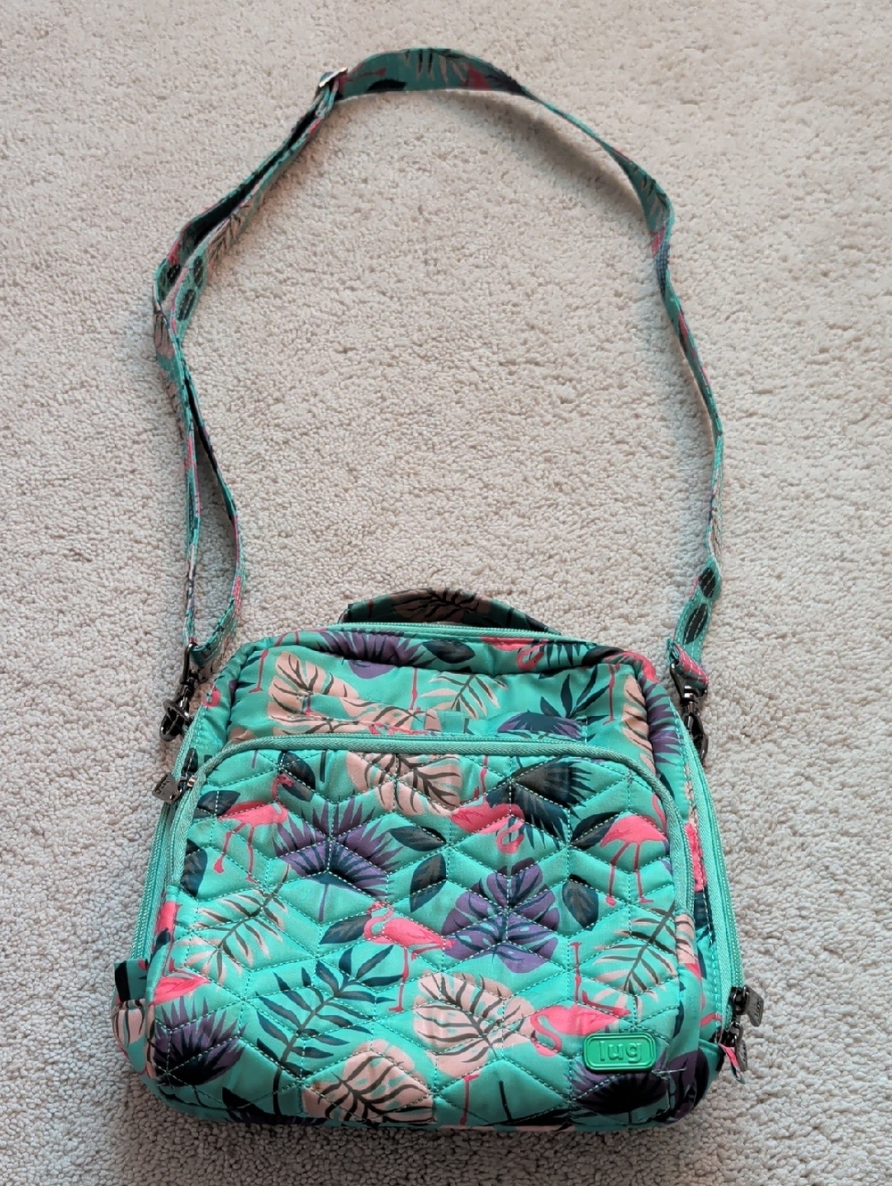 Lug Ranger Crossbody Bag In Flamingo Mint